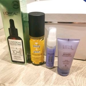 New Hair products lot shampoo serum potion oil